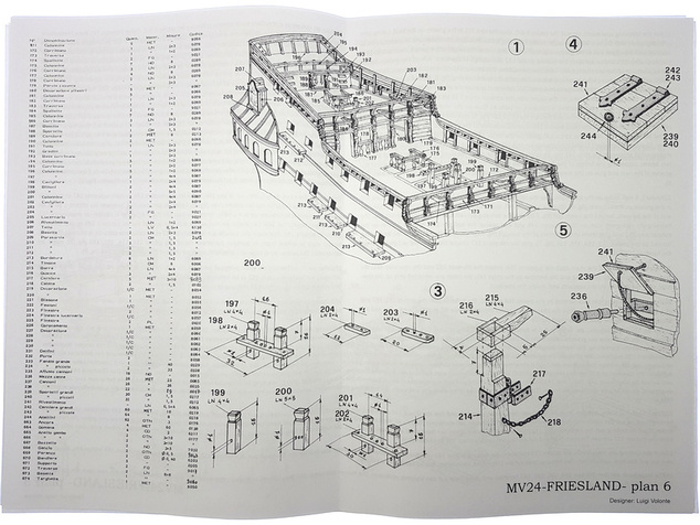 MAMOLI Friesland 1663 1:75 kit