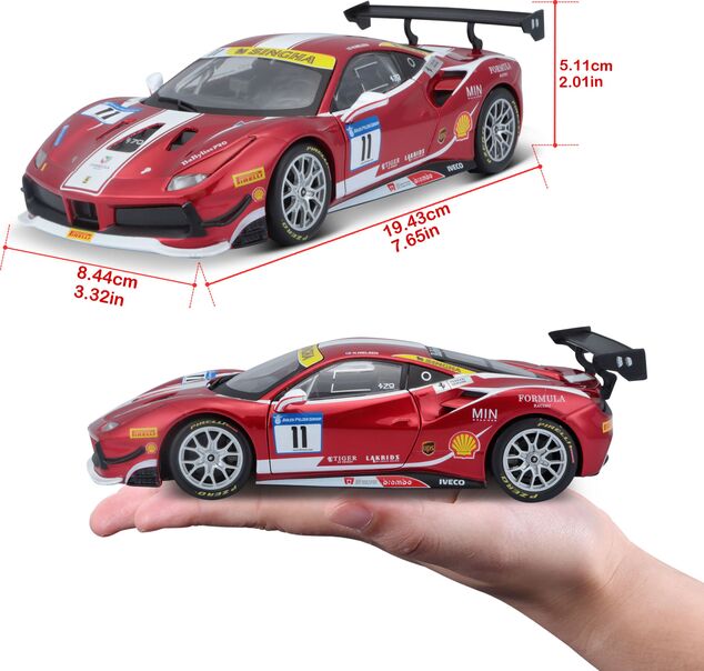 Bburago 1:24 Ferrari Racing 488 Challenge 2017