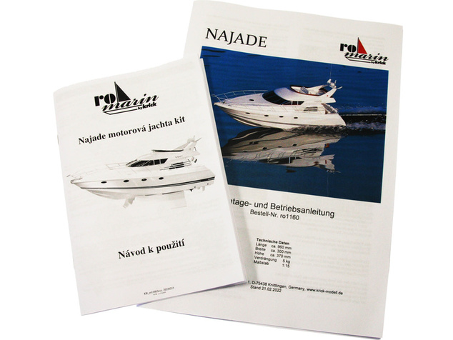 ROMARIN Motoryacht Najade Bausatz