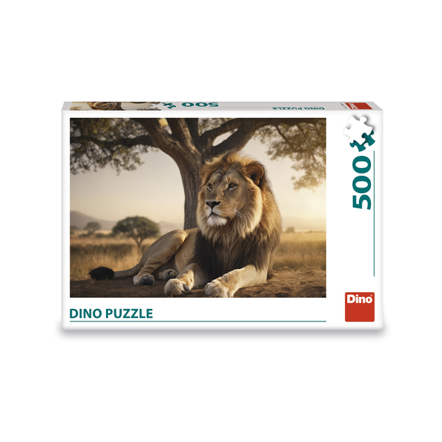 Puzzle Odpočívajúci lev 500 dielikov