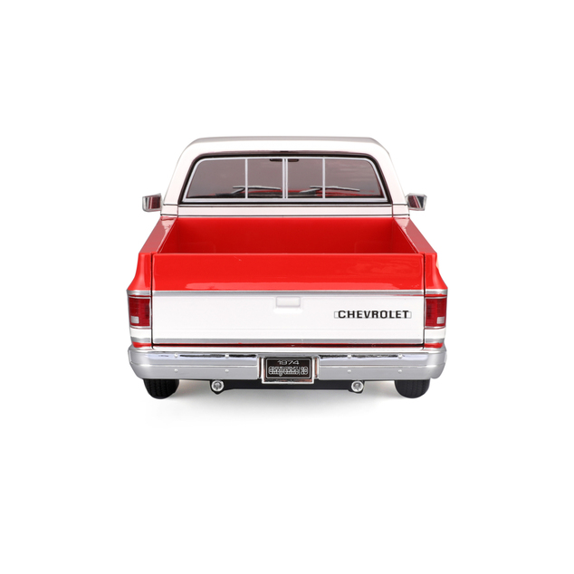 Maisto - 1974 Chevrolet C10 Cheyenne Super, červeno-biela, 1:18
