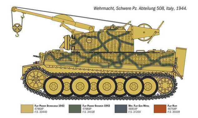Model Kit military 6764 - Tiger Support Vehicle (1:35)