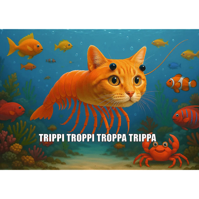 Trefl Puzzle 200 Stk BrainRots, Trippi Troppi Troppa Trippa