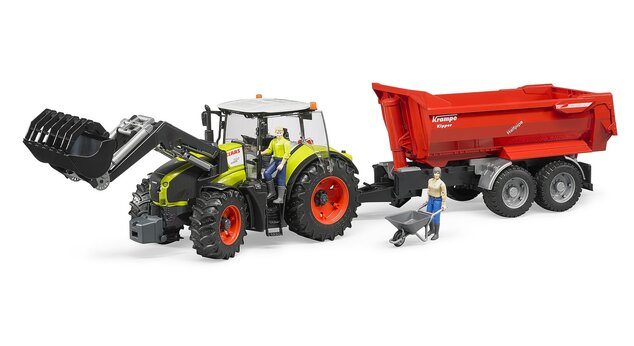 Bruder 03013 Traktor CLAAS Axion 950 s predným nakladačom