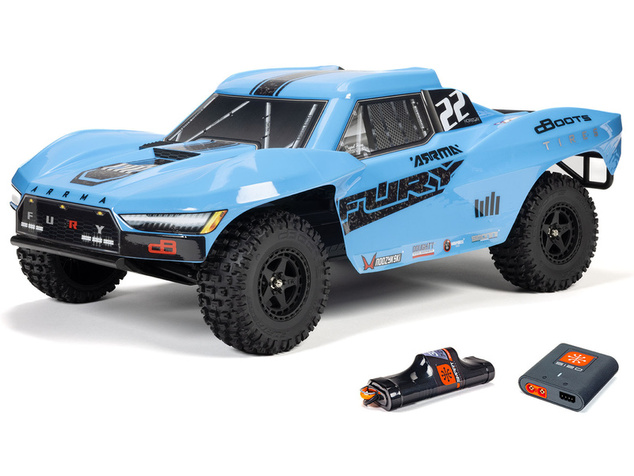 Arrma Fury Mega 550 1:10 RTR modrá