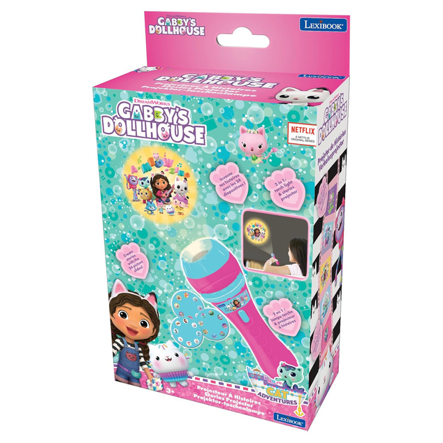 Projektoros zseblámpa Gabby's Dollhouse