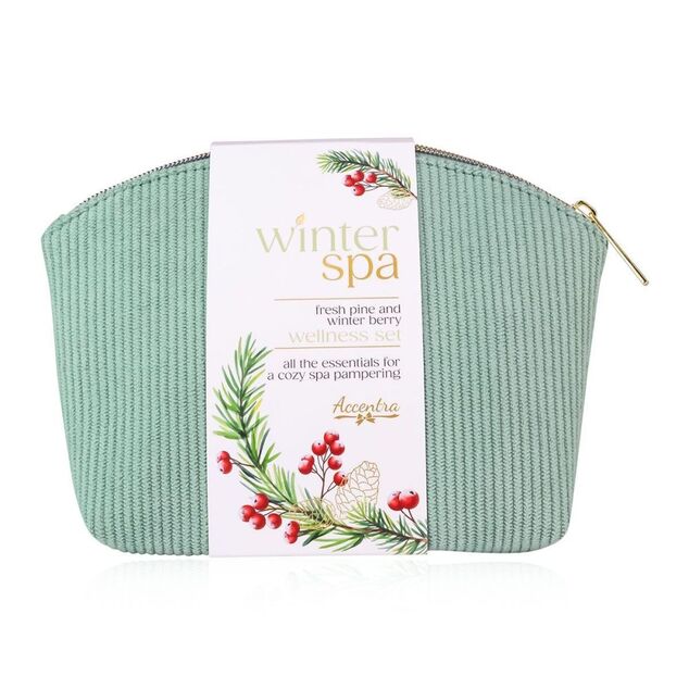 ACCENTRA Set za kupanje Winter Spa u kozmetičkoj torbici Zimsko voće 2x 150ml + 1x 15g
