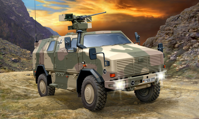 Plastic ModelKit militare 03370 - Dingo 2 GE A3.3 PatSi (1:35)