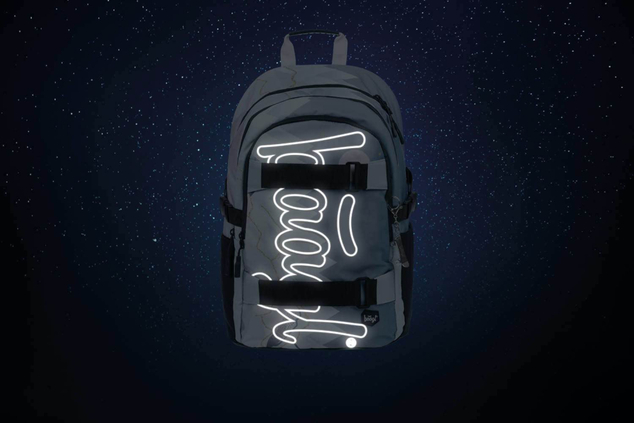 BAAGL SADA 3 Skate Moon: Rucksack, Waschbeutel, Tasche