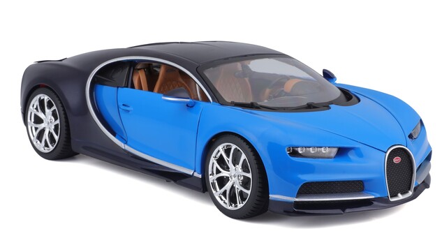 Bburago 1:18 Plus Bugatti Chiron blau / tiefblau