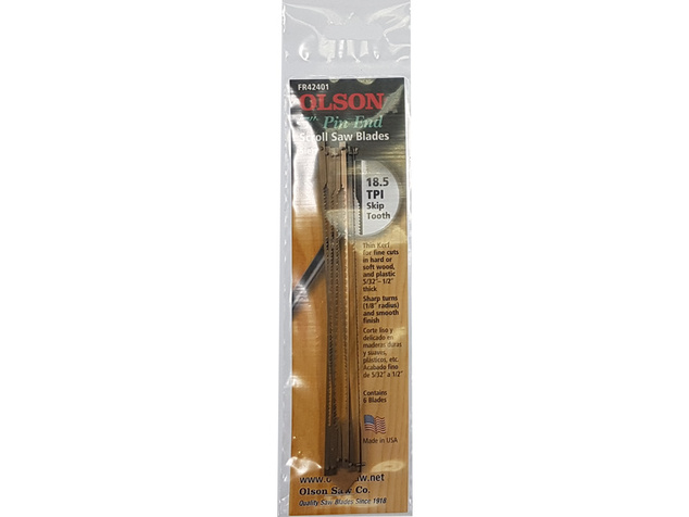 Olson list do lupienkovej pílky 1.78x0.25x127mm s čapom 18.5TPI (6ks)