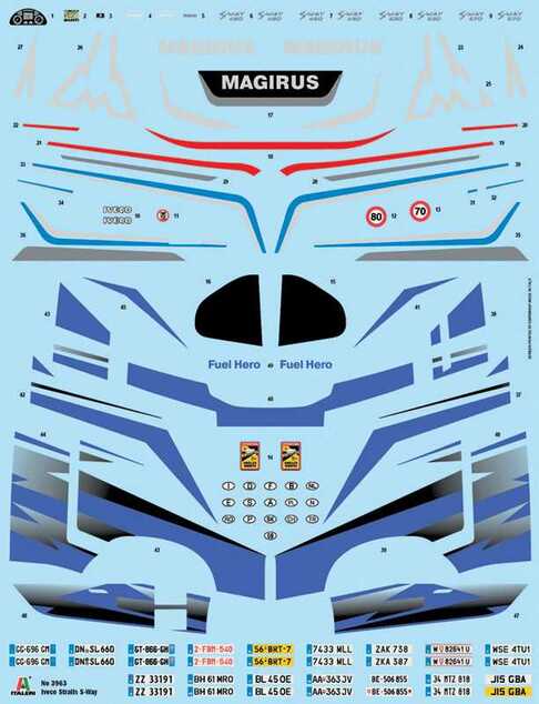 Model Kit truck 3963 - Iveco Stralis S-Way (1:24)