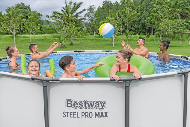 Bestway 5612X Bazén Steel Pro MAX s kovovou konštrukciou 427 cm x 122 cm s príslušenstvom