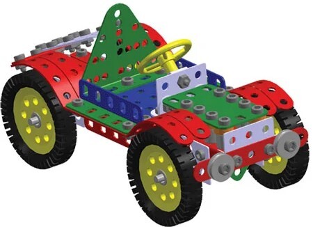 Merkur 5 kit de construcción, 768 piezas, 80 modelos