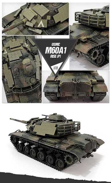 Modellbausatz Panzer 13425 - USMC M60A1 RISE (P) (1:72)