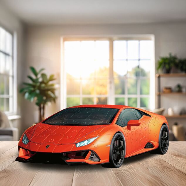 Ravensburger Iconics: Lamborghini Huracán Evo oranžové