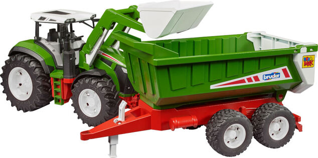 Bruder Traktor ROADMAX s čelným nakladačom a vozidlom