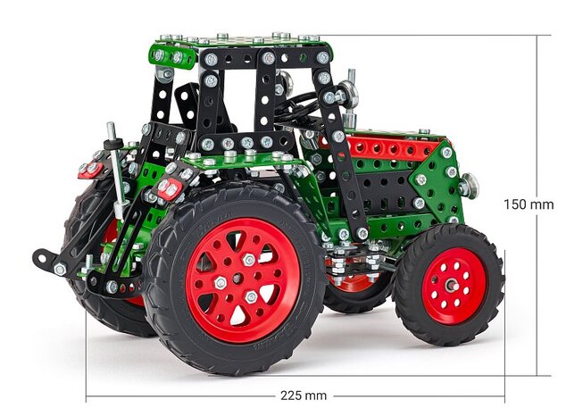Merkur - Traktor 4x4 zelený, 567 dielikov