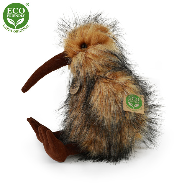 Plyšový vták kivi 23 cm ECO-FRIENDLY