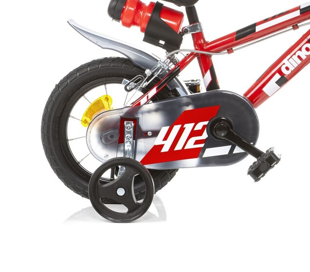 Dino Bikes - Detský bicykel 12" 412US -06 červený