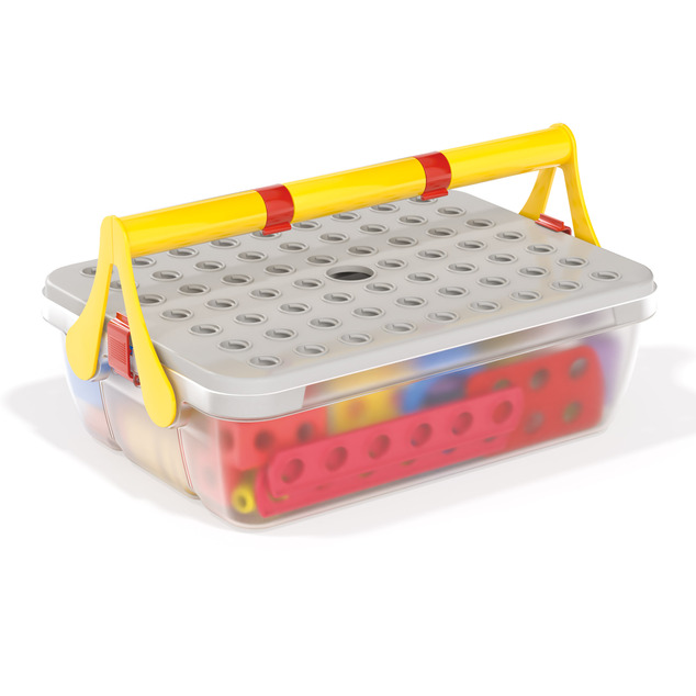 Quercetti Tecno Jumbo Toolbox - konštrukčná stavebnica - 86 ks
