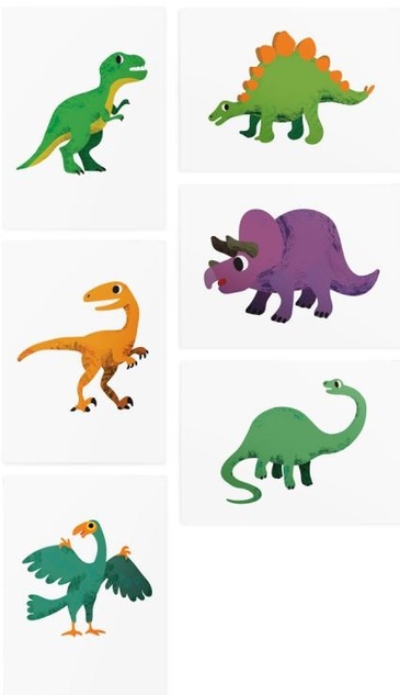TATTonMe Tetovačky pre deti Dinosaury sada