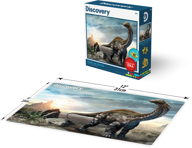 PRIME 3D PUZZLE - Apatosaurus 48 pezzi