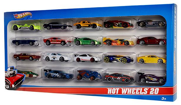 Hot Wheels Autíčka 20ks H7045