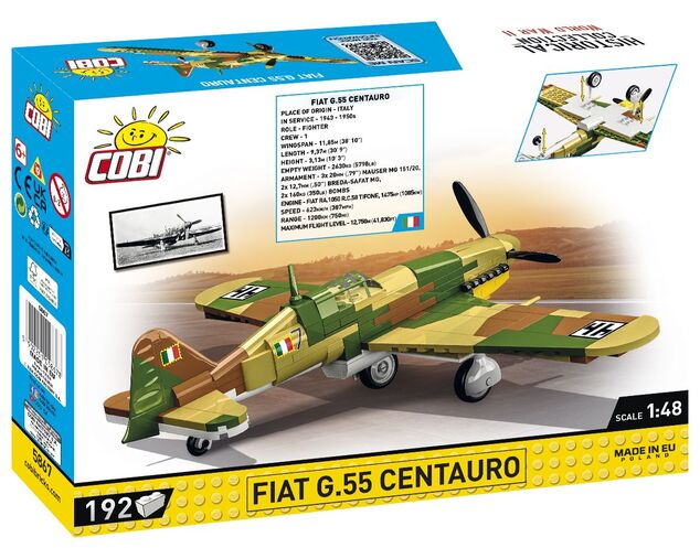 Cobi II WW Fiat G.55 Centauro, 1:48