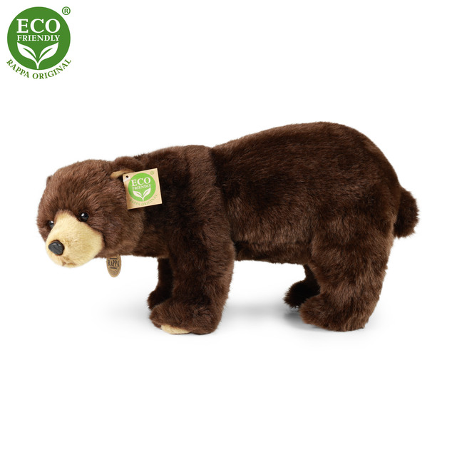 Plyšový medveď hnedý stojaci 40 cm ECO-FRIENDLY