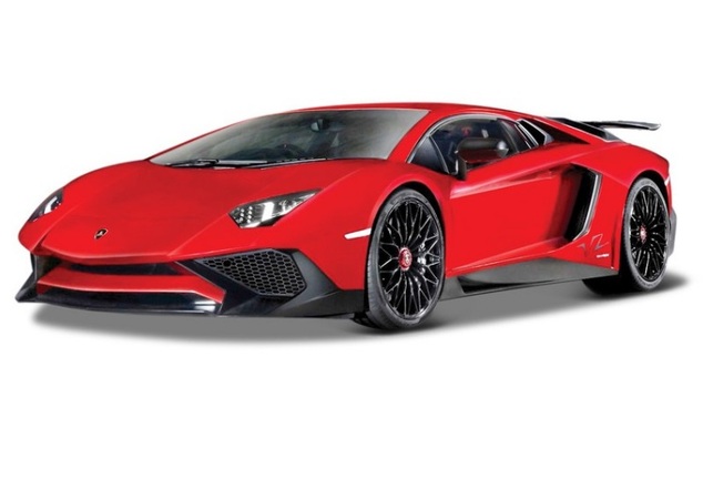 Bburago 1:24 Plus Lamborghini Aventador LP 750-4 SV Rot