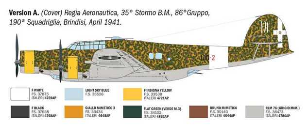 Model Kit avion 1479 - Cant Z 1007 (1:72)