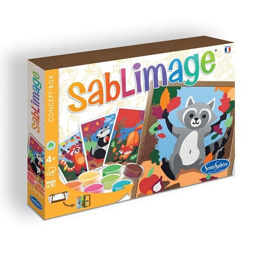 SENTOSPHERE Sablimage Concept Box Pieskové obrázky Hravé zvieratá