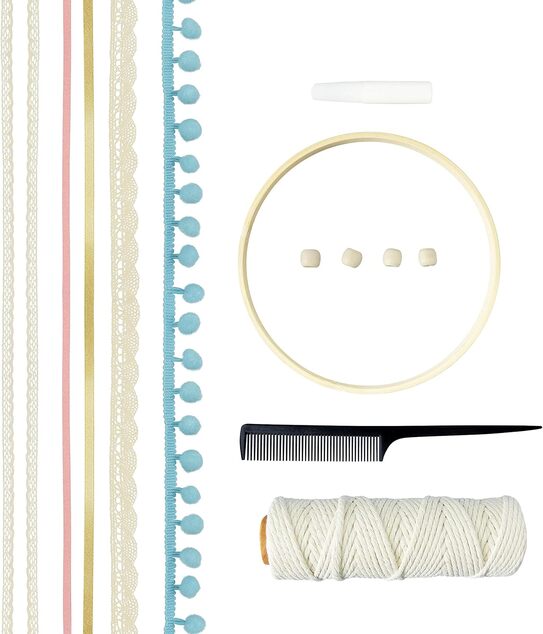 Kreativní sada Macramé Lapač snů - DELUXE