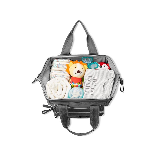 SKIP HOP Wickeltasche / Rucksack Mainframe Charcoal