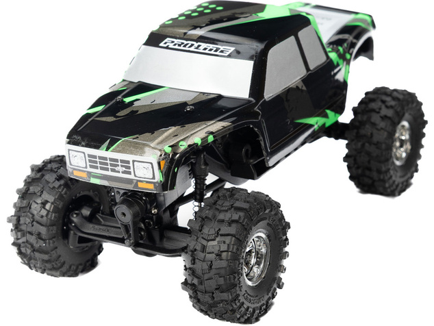Pro-Line koleso 1:30 s pneumatikou Baja Pro X, disk chrómový (4): Axial SCX30