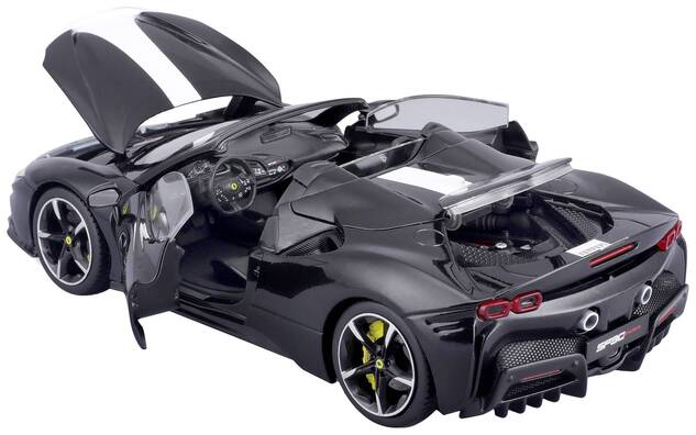 Bburago 1:18 Ferrari Signature Series SF90 Spider Assetto Fiorano Black