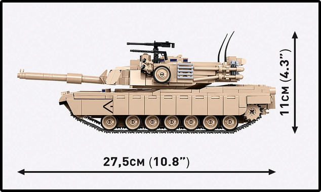 Cobi 2632 Armed Forces M1A2 Abrams, 1:35, 1025 k
