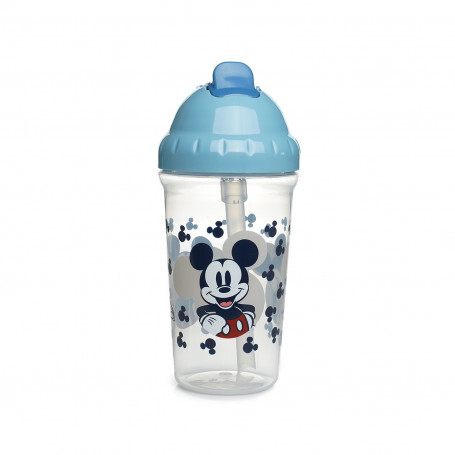 Netečúci hrnček so slamkou 295 ml, Mickey