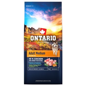 Krmivo Ontario Adult Medium Chicken &amp; Sweet Potatoes 12kg