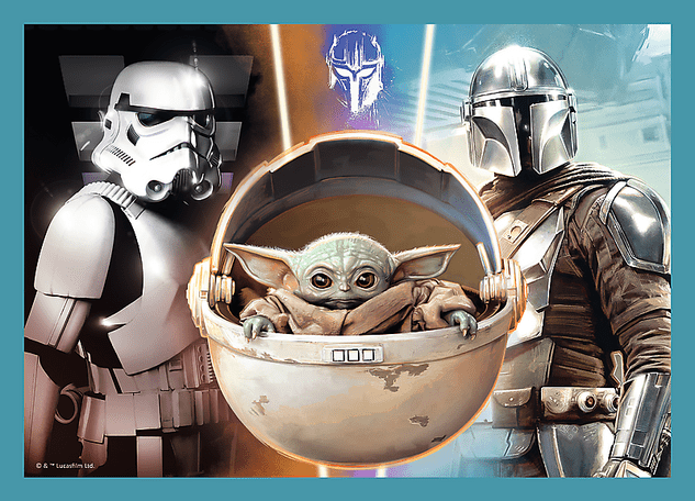 Trefl Puzzle 4v1 - Mandalorian