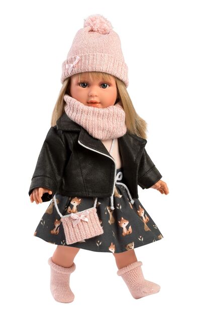 Llorens 540C CARLA - realistická bábika s mäkkým látkovým telom - 40 cm