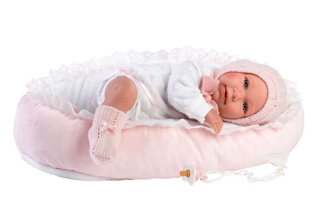 Llorens M740-88 oblečenie pre bábiku bábätko NEW BORN veľkosti 40–42 cm s doplnkami
