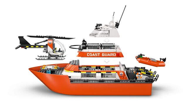 LEGO® City 60504 Záchranný čln pobrežnej hliadky a vrtuľník