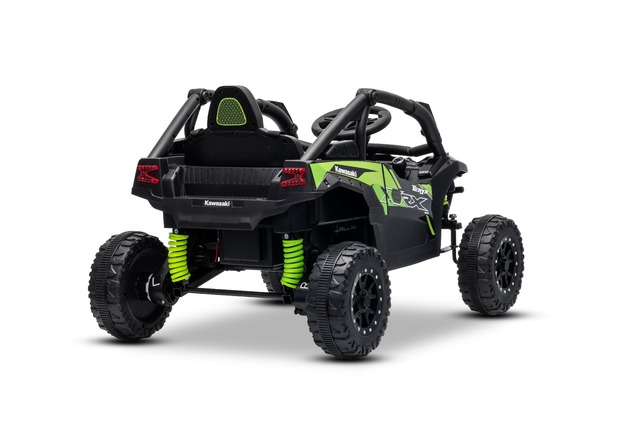 Elektrické autíčko Kawasaki TERYX KRX 1000 12V, čierne, jednomiestne, odpružená zadná nápr