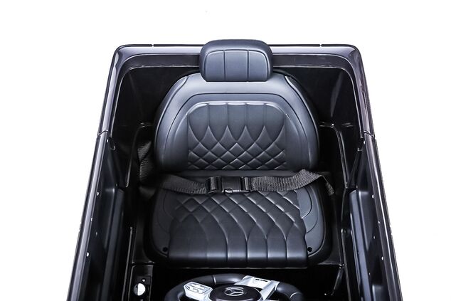 Elektrické autíčko Mercedes G63 12V, čierne, Jednomiestné sedadlo, Lítiová batéria