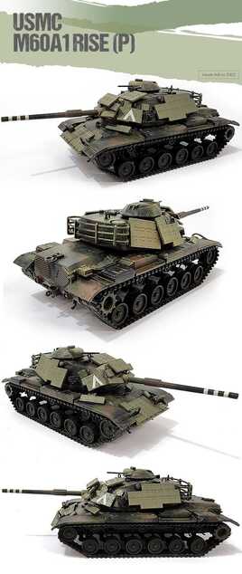 Modellbausatz Panzer 13425 - USMC M60A1 RISE (P) (1:72)