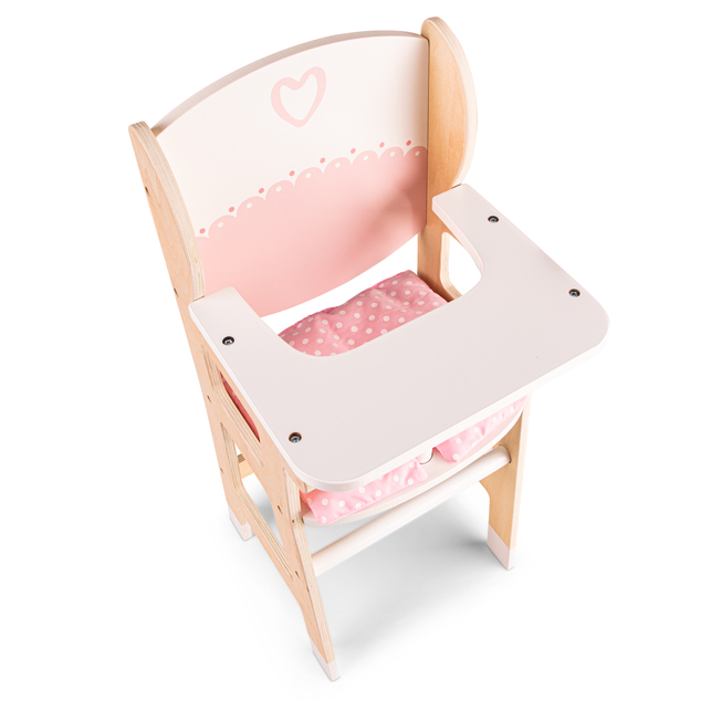 New Classic Toys Holzpuppenhochstuhl mit Kissen
