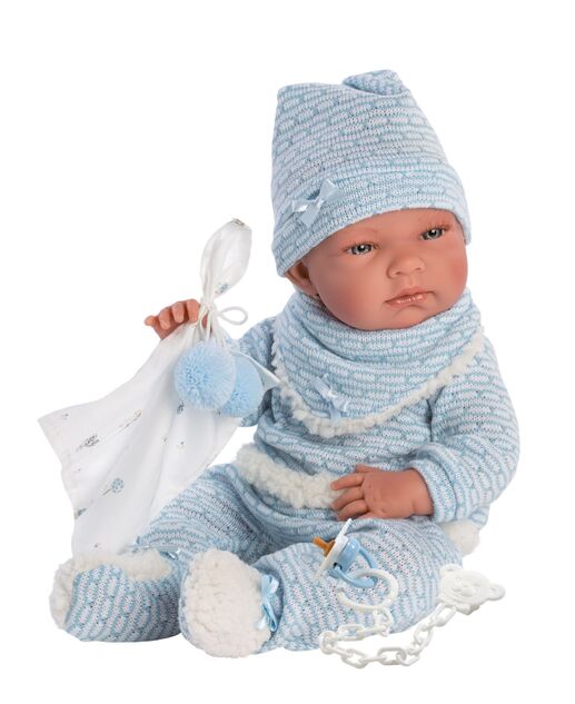 Llorens M738-59 oblečenie pre bábiku bábätko NEW BORN veľkosti 40-42 cm s doplnkami