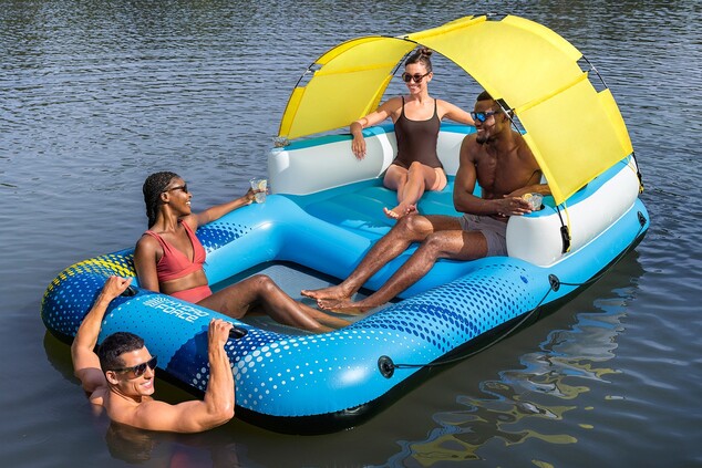 Bestway 43645 Île gonflable, Summer Oasis Island, 320 x 198 cm